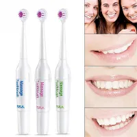 ∈ Battery Powed Electric Toothbrush with 3 Brush Heads Oral Hygiene Health Products SEC88