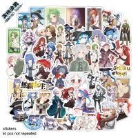 [COD] 50 pieces of anime jobless reincarnation to a different world creative cartoon car decoration hand account waterproof pvc stickers