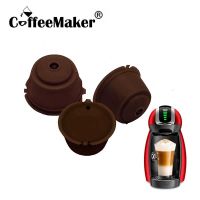 【YF】 Dolce gusto cápsulas recarregáveis vagens rusable filtro de café conjunto 2/4/6 pces para máquina com colher escova limpeza