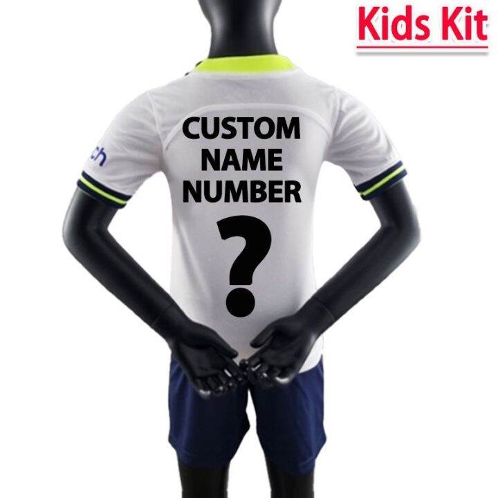 2022-2023-tottenham-hotspur-kids-kit-football-jersey-home-high-quality-fan-edition-shirt-with-epl-patch