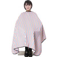 Popular Salon Barber Hairdressing Gown With Snap Button Neck Finished Hair Cape Anti Static Fashion Design Hot Sell Stylist Wrap