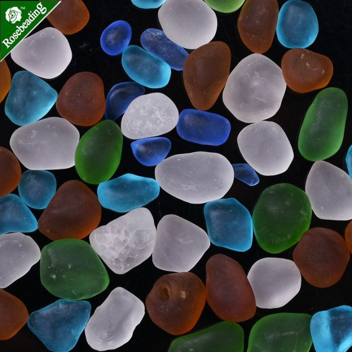 frosted-sea-glass-round-mixed-color-irregular-sea-glass-for-jewelry-making-stone-stones-bead-craft-beads-accessories100gram-lot