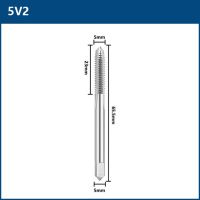 XCAN Tyre Valve Thread Tap 5V1 5V2 8V1 8V2 10V1 Right Cutting Straight Fluted Taps Screw Thread Tap Hand Tools Handtool parts Accessories