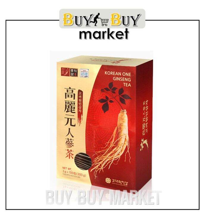 Korean Ginseng Tea 100pcs per box Lazada PH