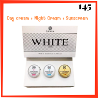 ** 1 Set ** ชุดเช็ตครีมดูแลผิวหน้าสูตรเข้มข้น White Essence Cream By Supara ไวท์ เอสเซนส์ ครีม 3 in 1 ปริมาณ 5 g.