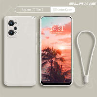 ELAXIS เคสโทรศัพท์ Realme GT Neo 2,เคสหลังซิลิโคนเหลวขอบตรงป้องกันการตกกระแทกเลนส์รวมทุกอย่าง