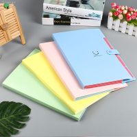 ✸☃ Stationery File Folder Bag Student Organ Multi-layer Office Folder Folder Organizer Paper Test Bag Desktop School Storage