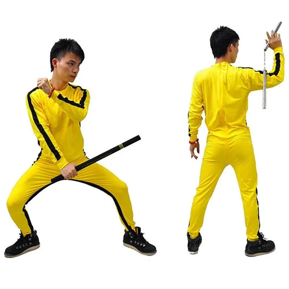 Bruce Lee Rompers For Kid S Yellow Wushu Uniforms Kung Fu Set Wu Shu  Clothing Chinese Costume For Men Martial Arts Sets | Lazada