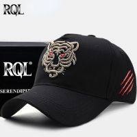 [Hat vendor]RQL หมวกเบสบอลคุณภาพสูงพิเศษสำหรับวินเทจผู้ชายหมวกหมวกกอล์ฟปักผ้าฝ้ายขนาดใหญ่ดีไซน์แฟชั่นฮิปฮอปหมวกเบสบอล