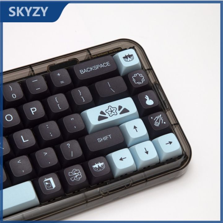 132-key-comet-keycap-xda-profile-black-pbt-dye-sub-เชิงกล-คีย์บอร์ด-keycap