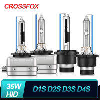 CROSSFOX 2Pcs 35W D2S D4 D3S D4S รถ HID Xenon หลอดไฟ12V 24V D1 D1S ไฟหน้าอัตโนมัติ3000K 4300K 6000K 8000K 12000K