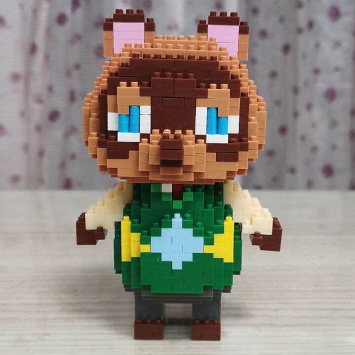 sc-4010-06-animal-world-raccoon-tom-nook-merchant-boss-ตุ๊กตาสัตว์เลี้ยง-diy-mini-diamond-blocks-อิฐของเล่นสำหรับเด็กไม่มีกล่อง