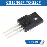 5ชิ้น A9H CS16N65F TO-220F CS 16N65 F TO220F 16A/650V N-Channel MOSFET ทรานซิสเตอร์ใหม่แบบดั้งเดิม IC