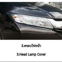 ครอบไฟหน้า Honda City ปี 2013 ถึง 2019 โครเมียม