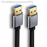 Dual Type A to Type A Data USB3.0 Extension Cable 5Gbps Super Speed Sync Cord for Radiator Hard Disk USB 3.0 Male Data Cable