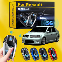 For Renault logan 1 2 Upgrade Version Modified Smart Remote Key with LCD Display Screen for keyless-go Entry smart key vehicle