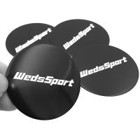 Auto parts 4PCS 50mm WedsSport Weds Sport Rim Car Wheel Center Cap Sticker Logo Emblem Rim Caps Cover