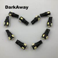 Darkaway 10x T10หลอดไฟ Led W5w Led 194 168สว่างมากอ่านหนังสือภายในประตูแสงโดม2W 6smd 5630 12V 6000K สีขาว