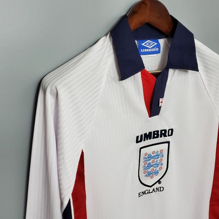 1998-ฟุตบอลอังกฤษบ้านแขนยาวเสื้อฟุตบอลย้อนยุค