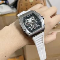 hot style New Richard hollow fashionable ghost head fully automatic non-mechanical watch explosive barrel-shaped luxury for men and women