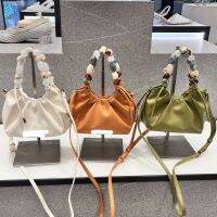 2022 charles and keithˉ Summer New Womens Wave Light Dew Portable One shoulder Bucket Bag