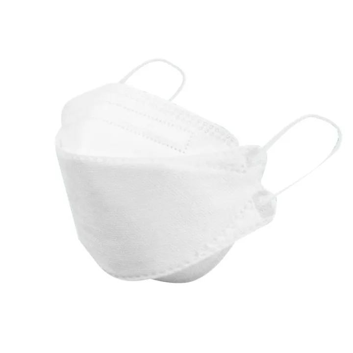 KF94 100pcs 4 Layer Face Mask 3D Korean Style (Black & White Disposable
