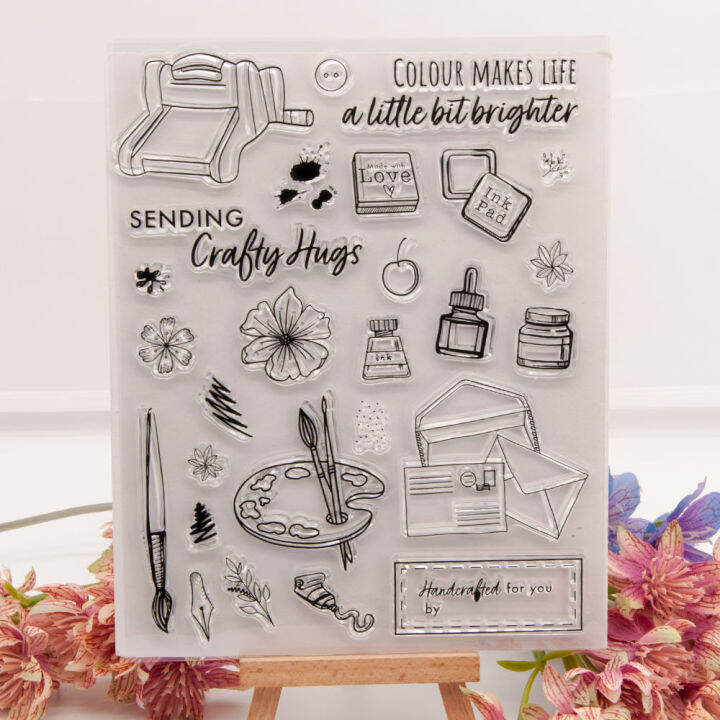 setem-kertas-scrapbook-us-jelas-hiasan-buasan-setem-getah-untuk-kad-สมุดภาพ-diy