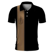 2023 New Mens Fashion Slim Short Sleeve Polo Shirt Mens Sports Lapel Business Polo Shirt