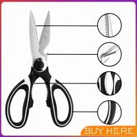 BUY Here กรรไกรตัดอาหาร กรรไกรสารพัดประโยชน์ กรรไกรสแตนเลส อุปกรณ์เครื่องครัว Kitchen scissors