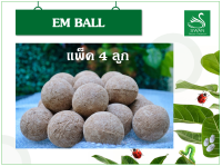 EM ball 4 ลูก อย่างดี ของแท้ บำบัดน้ำเสีย