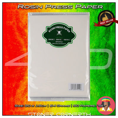 ส่งไว! แพ็ค 50 ชิ้น กระดาษทำแด้ป สำหรับ เครื่องทำโรซิ่น 50pcs/set Rosin Press Paper 150x200 mm สต็อคพร้อมส่ง