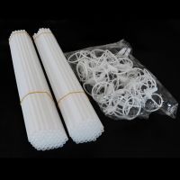 50pcs 40cm Wedding Birthday Party Foil Balloons Holder Sticks PVC Rods with Cup Party Decorations Accessories Party Supplies Balloons