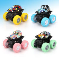 【COD】Mini Inertia ขับเคลื่อนสี่ล้อรถออฟโรดเด็กของเล่น Off Road Climbing Stunt รถ Drop Resistant Stunt Toy Car