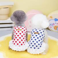 Pet Summer Clothing  Label Design   Dog Skirt Spring Summer Puppy Dog Dress Dresses