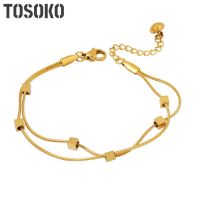 【CW】 TOSOKO Jewelry Layer Snake Chain Small Women  39;s Fashion BSE129