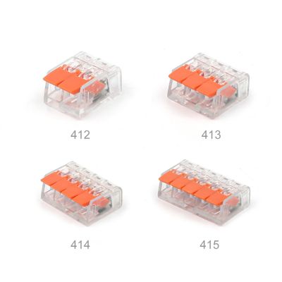 25/50/100PCS Wire Connector Fast Connector Universal Compact Wire Connector Plug-in Terminal Blocks For electrical installation