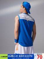 OMG quick-drying breathable sports vest mens thin mesh color contrast fitness sleeveless T-shirt