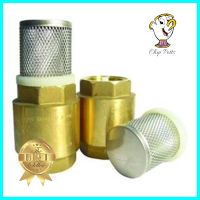 ฟุตวาล์วสปริง ANA 3/4 นิ้ว สีทองSPRING FOOT VALVE ANA 3/4IN GOLD **บริการเก็บเงินปลายทาง**