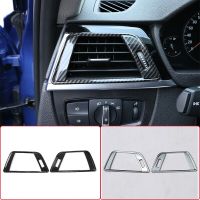 Untuk BMW 3 4 Seri F32 F31 F30 3GT F33 F34sisi Dasbor Mobil Keluaran Kedap Udara Penutup Lasi Ventilasi Trim ABS Krom Aksesori Interior