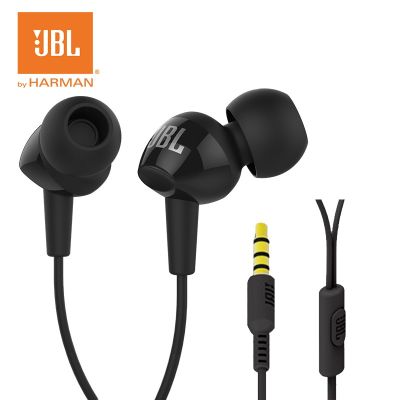 JBL C100Si 3.5mm Wired Stereo Earphones Deep Bass c100 si Music Sports Headset Gaming Headphone Handsfree with Microphone