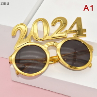 ZIBU 2024ใหม่แว่นกันแดดสำหรับงานเลี้ยงวันส่งท้ายปีเก่าอุปกรณ์สำหรับงานสำเร็จการศึกษาอุปกรณ์ประกอบการถ่ายภาพตลก