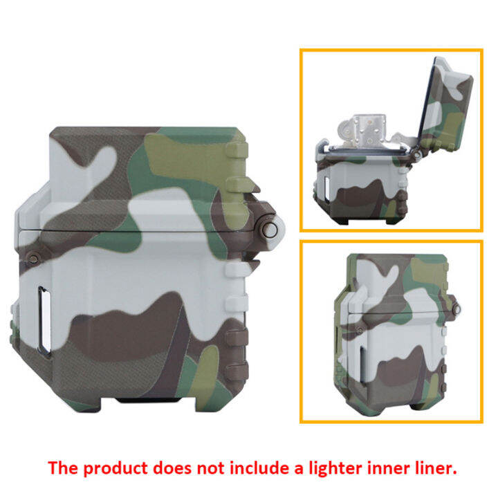 Zippo Lighter Case Camouflage Zipo Igniter Camping Outdoor Protective