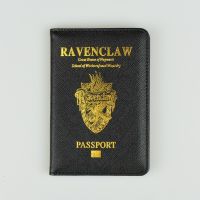 Dikedaku Ravenclaw เคสหนังอเนกประสงค์,เคสหนังสำหรับเดินทางหนังสือเดินทางพียูสำหรับซองใส่หนังสือเดินทาง Rfid ซองใส่บัตรผู้หญิงผู้ชาย