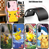 XMX86 Pikachu Cartoon อ่อนนุ่ม High Quality ซิลิโคน TPU Phone เคสโทรศัพท์ ปก หรับ Huawei P10 P20 P30 Pro Lite Y5P Y6 Y6P Y7A Y8P Y9A Y8S Y9S Y7 Y9 Prime