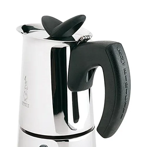 Bialetti, Stainless Steel Musa Stove top Coffee Maker, 6-Cup (9.2 oz)