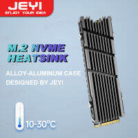 JEYI คูลเลอร์ II 2280 SSD ฮีทซิงค์ M.2หม้อน้ำ NVME หม้อน้ำประสิทธิภาพสูงพีซีอัลลอยแมกนีเซียมอะลูมิเนียมพร้อมแผ่นซิลิโคนความร้อน