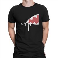 Gawr Gura Shark Mouth Men T Shirts Hololive Funny Tees Short Sleeve O Neck T-Shirt Pure Cotton Summer Clothing