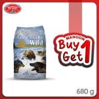 [ลด50%] ล้างสต๊อก!! [1FREE1][MANOON] Taste of the Wild Pacific Stream Canine Recipe 1.5lb (680g) สูตรเนื้อแซลมอนรมควัน