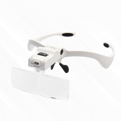 Maynice Adjustable Magnifier Eyelash Extension LED Headband Lights Lamp Eyelash Extension Tools
