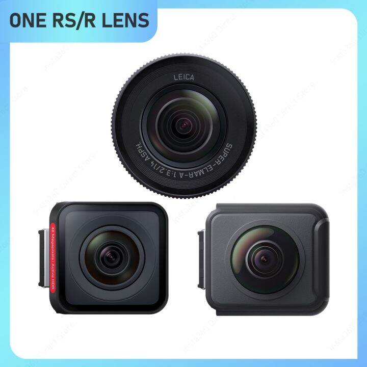 Original Insta360 ONE RS/R Lenses 4K Boost Lens/360 Lens/1Inch Wide
